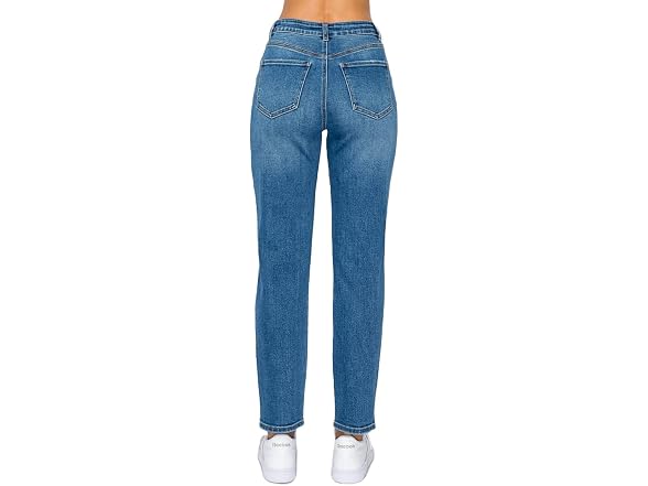 WAX Jean Women (13) Mom Blown Out Knee Jean