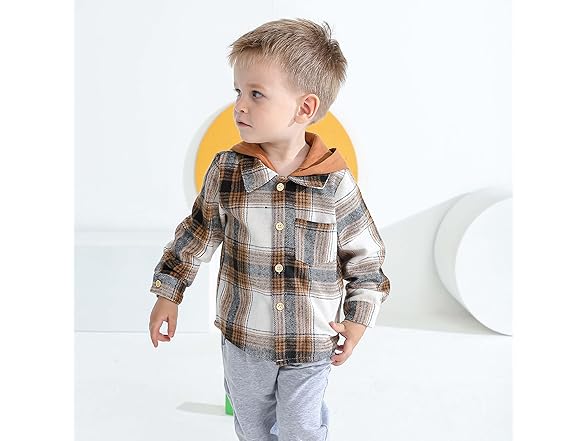 Toddler Flannel Plaid Button Shirt