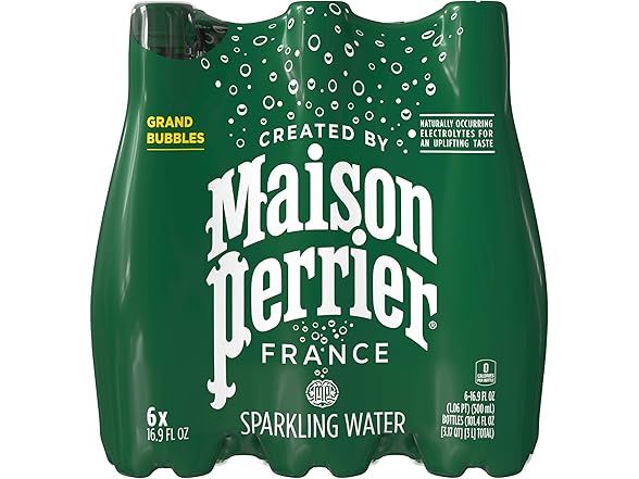 6Ct Maison Perrier Ultimate Sparkling Water, 16.9 oz.