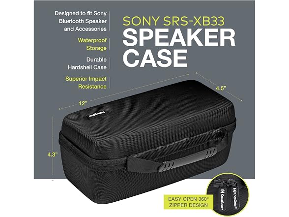 Knox Gear Hardshell Travel Storage Case