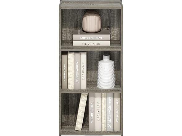 Furinno 3-Tier Bookcase French Oak