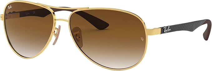 Ray-Ban RB8313 Carbon FiberAviator Sunglasses - Gallery 3