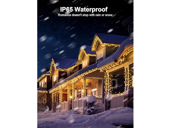 300 LED Christmas Lights Outdoor | 115ft