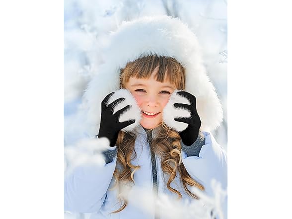 12 Pack Kids Stretchy Winter Gloves