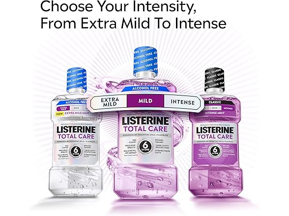 Listerine Total Care Alcohol-Free Mouthwash 1L
