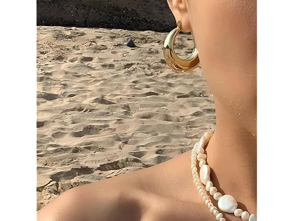 Envedette Silver Hoop Earrings