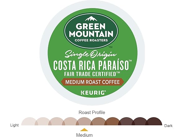 24ct Green Mountain Coffee K-Cup Pods Costa Rica