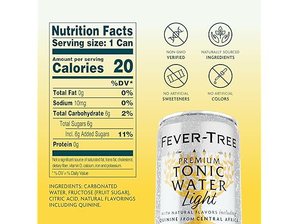 Fever-Tree Naturally Light Tonic Water,