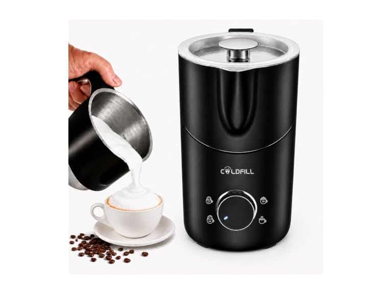 COLDFILL 8-in-1 Milk Frother & Steamer