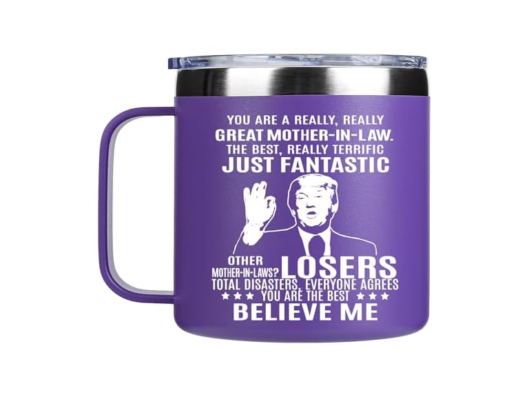 Edizzone Mother-in-Law Gifts -14Oz Cup