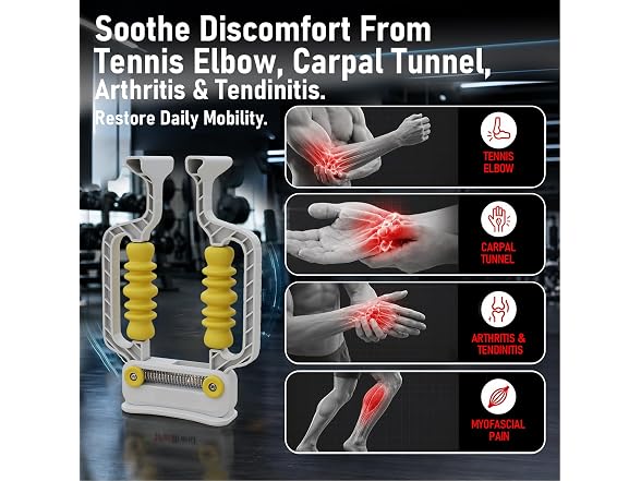 Adaptive Arm Massage Roller with Spring