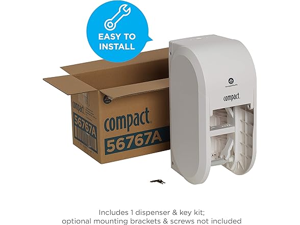 Compact 2-Roll Vertical Coreless Dispenser
