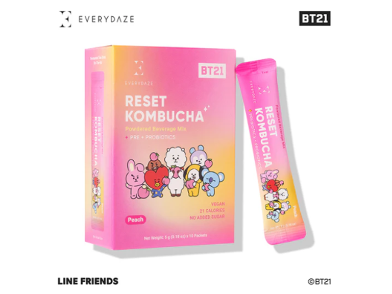 250327PEAC 250327PEAC-(40ct) EVERYDAZE Reset Kombucha Powde