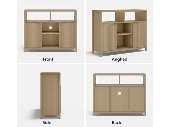 ChicFurnit Sideboard Buffet Cabinet