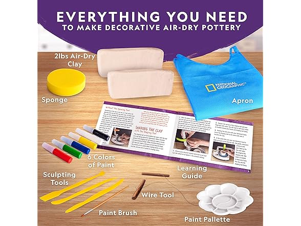 NATIONAL GEOGRAPHIC Pottery Wheel for Kids