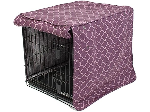 Molly Mutt Royals Dog Crate Cover, 100% Cotton