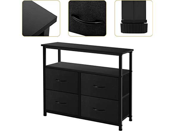 AZL1 Life Concept Dresser with Shelves