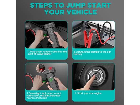 Pursuit R55 5-in-1 Jump Starter, Inflator, Booster