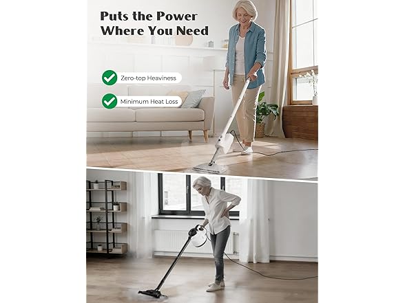 PureSwirlz 10-in-1 Steam Mop