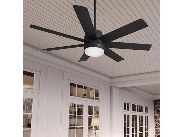 Hunter Fan 52 inch Indoor/Outdoor Matte Black Ceiling Fan