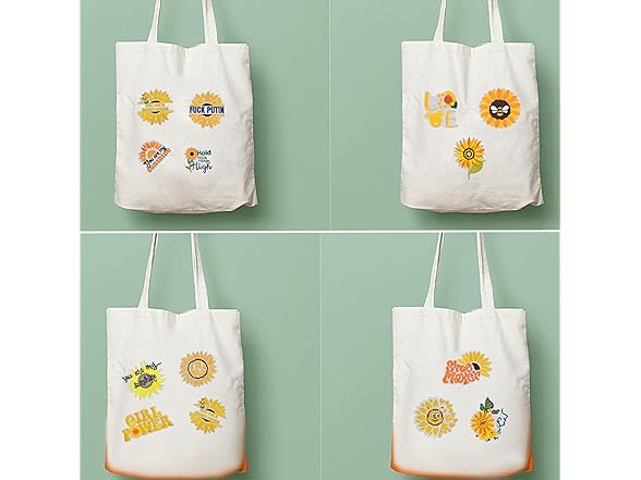 FORWOMLM 15pcs Cartoon Bee Embroidered Patches
