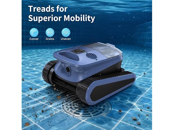 Cordless Robotic Pool Cleaner, 180-Min