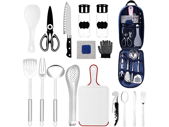 Camping Kitchen Equipment 16 Tools