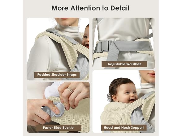 MISSWISDOM Baby Carrier Newborn