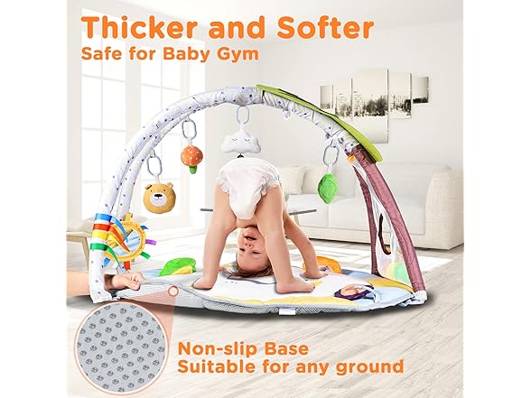 Lupantte 7-in-1 Baby Play Gym Mat
