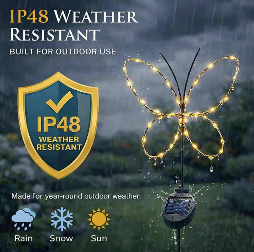 Touch Of ECO Solar Powered LED Garden Stake- Butterfly - Gallery 16