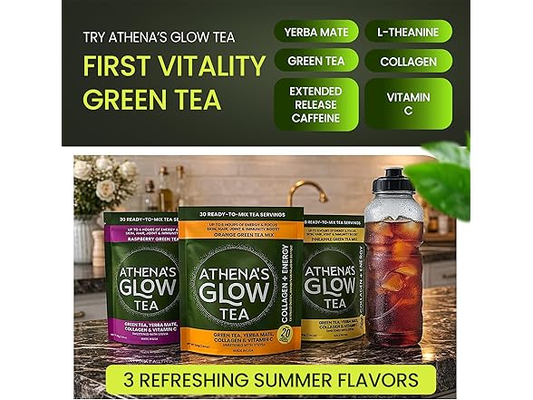 Athena's Glow Tea, Collagen + Energy Tea Mix