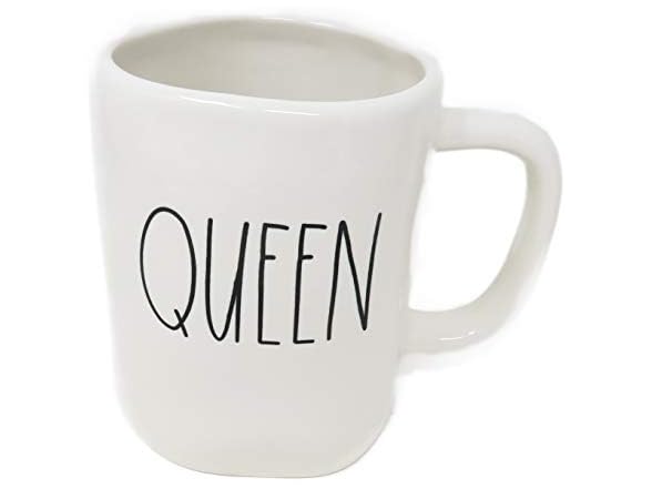 Rae Dunn Rae Dunn by Magenta QUEEN Ceramic LL Cof