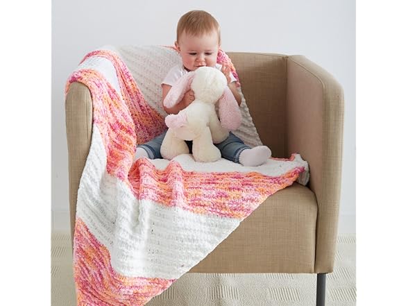 Bernat Baby Blanket Yarn, 3.5oz White