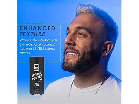 (3 Pack) Level 3 Styling Powder, Dust, 2.1 oz