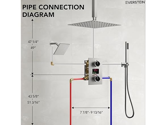EVERSTEIN SFS-1033-NK12 12" Shower System