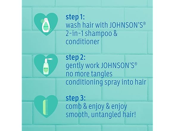 Johnson's No More Tangles Spray 10oz