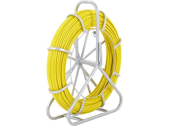 Fish Tape Fiberglass, 656 ft, 1/4 inch, Duct