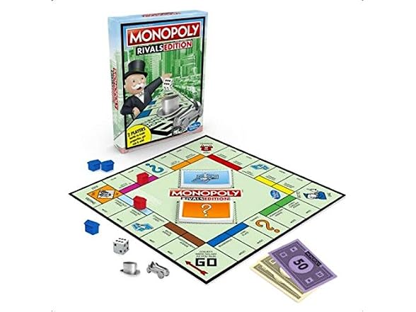 Monopoly Rivals Edition 2 Player Game
