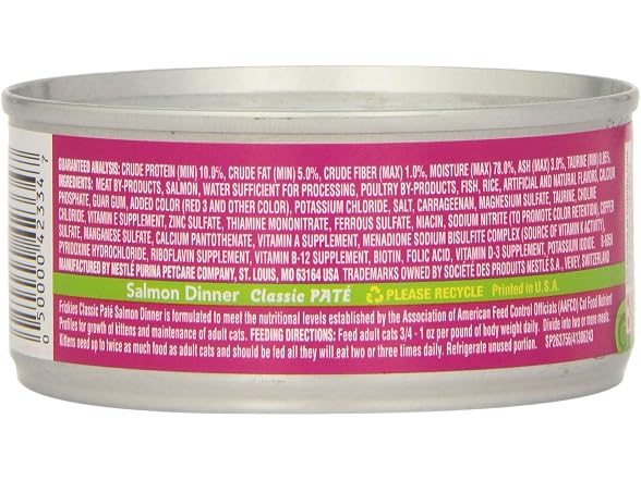 Friskies Classic Pate Salmon Dinner, 5.5 Oz