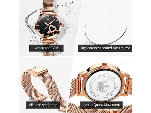 Classic OLEVS Ladies Quartz Wristwatch