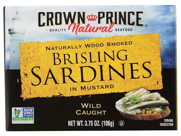 Crown Prince Sardines In Mustard Sauce 3 75 oz