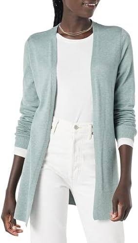Amazon Essentials Womens Lightweight Open Front Cardigan Sweater