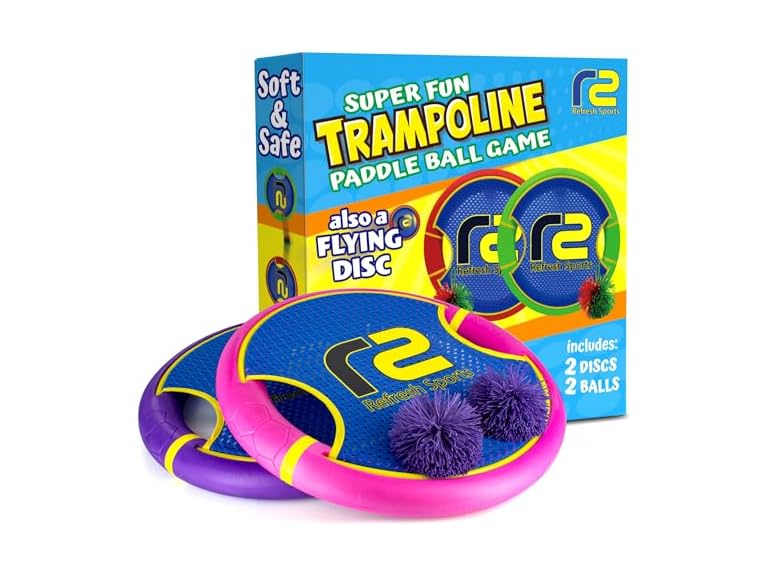 Paddle & Stringy Ball Toss & Catch Game