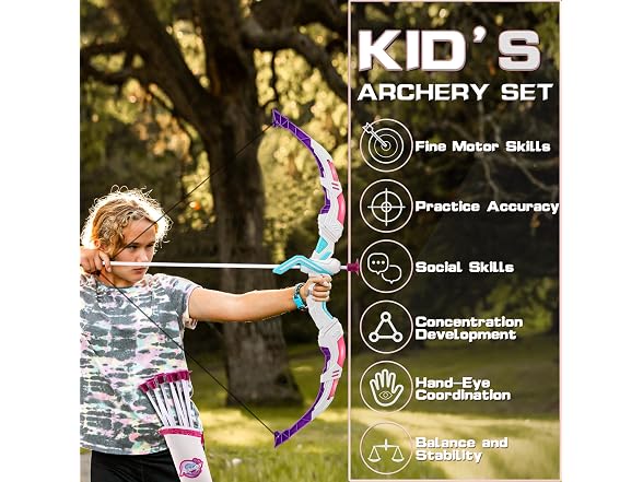 Handwell 2pk LED Bow and Arrow Set