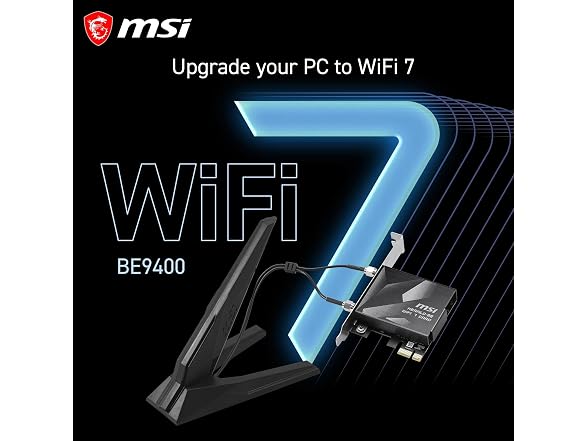 MSI Herald BE9400 PCIe Card WiFi 7