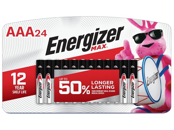 (24 PACK) Energizer MAX AAA Alkaline Batteries