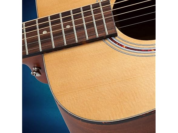 Hola! Music LEFT Handed 36in Acoustic Guitar Bundle
