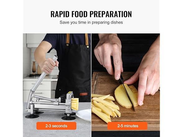 French Fry Cutter, Potato Slicer and3/8-Inch