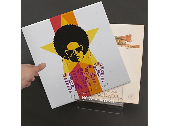 Americanflat 7.8x7.5 Now Playing Vinyl Record Stand