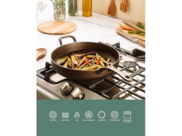 Bloomhouse Cast Iron Pan - Natural Bronze Finish 10"